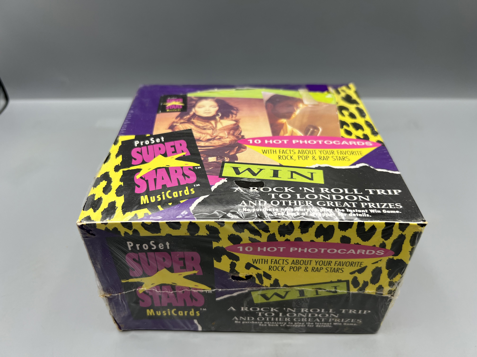 1992 Pro Set Super Stars MusiCards Factory Sealed Wax Box