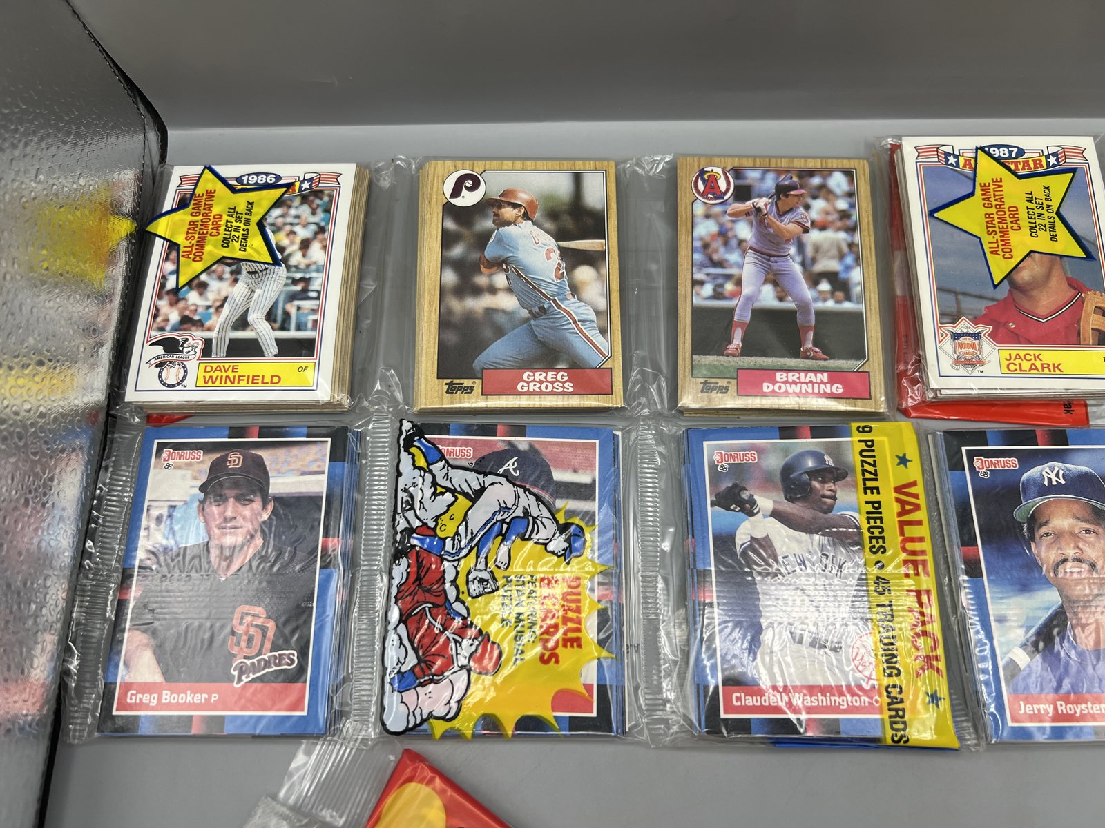 (6) Assorted Vintage Baseball Unopened Rack Packs