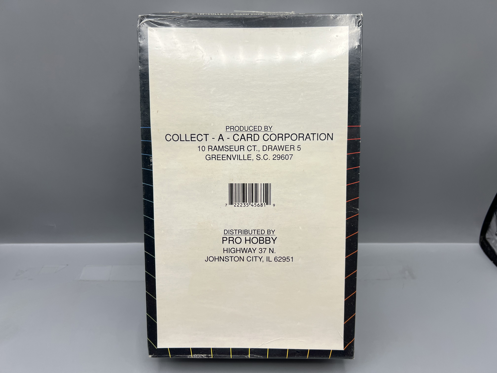 1991 Collect-A-Card Vette Set Factory Sealed Wax Box