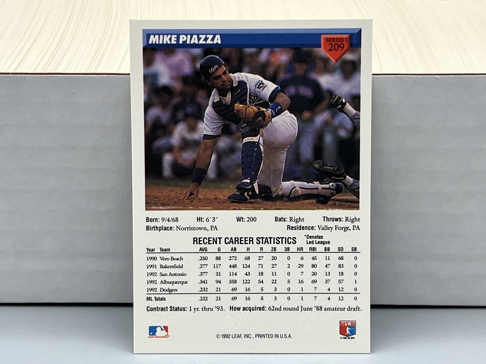 1993 Donruss Baseball Complete Set W/ Mike Piazza