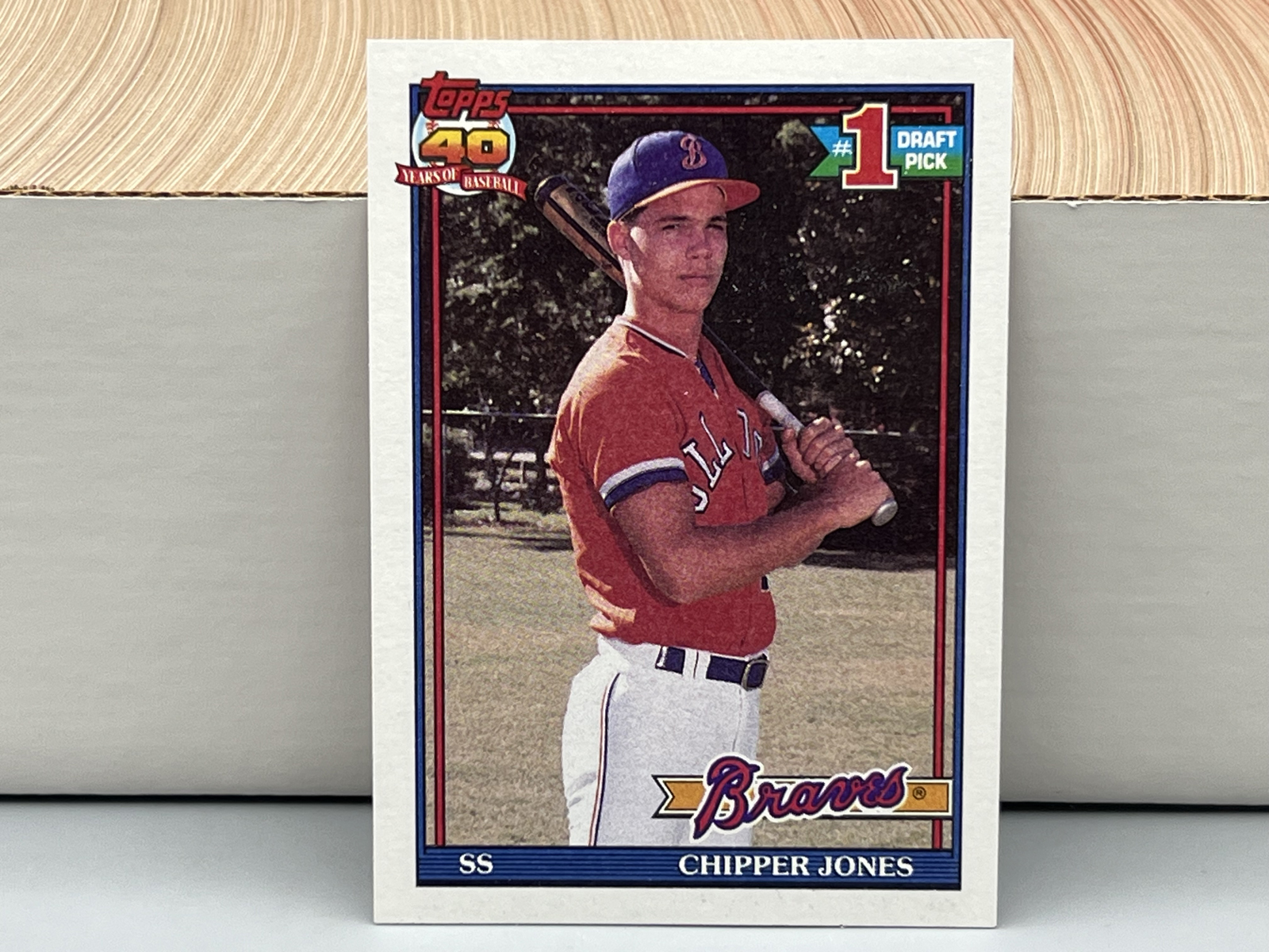 1991 Topps Baseball Complete Set W/ Chipper Jones RC