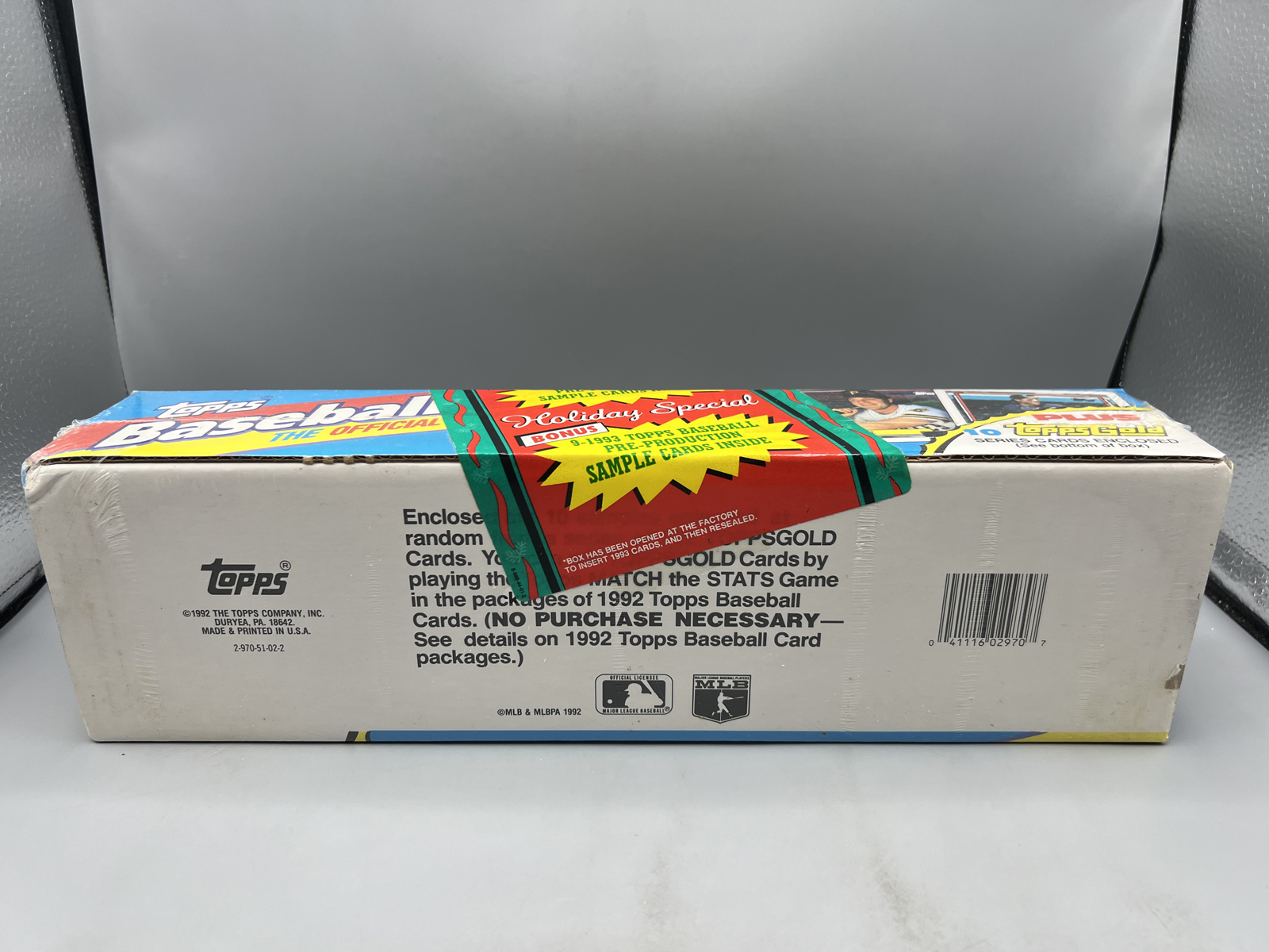 1992 Topps Baseball Factory Sealed Holiday Special Set