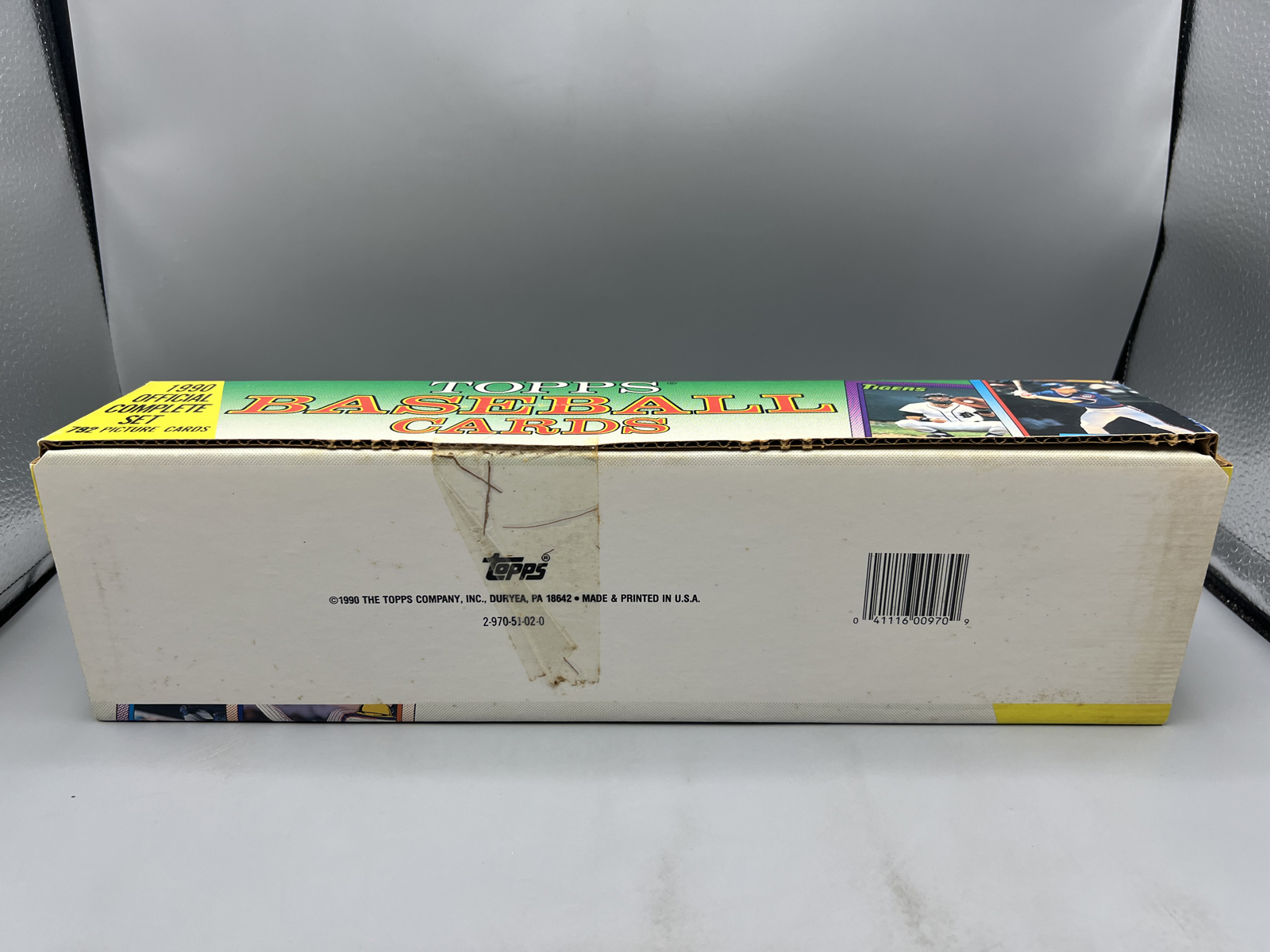1990 Topps Baseball Factory Set - Frank Thomas RC - No outer cellophane wrap and tape may have been opened