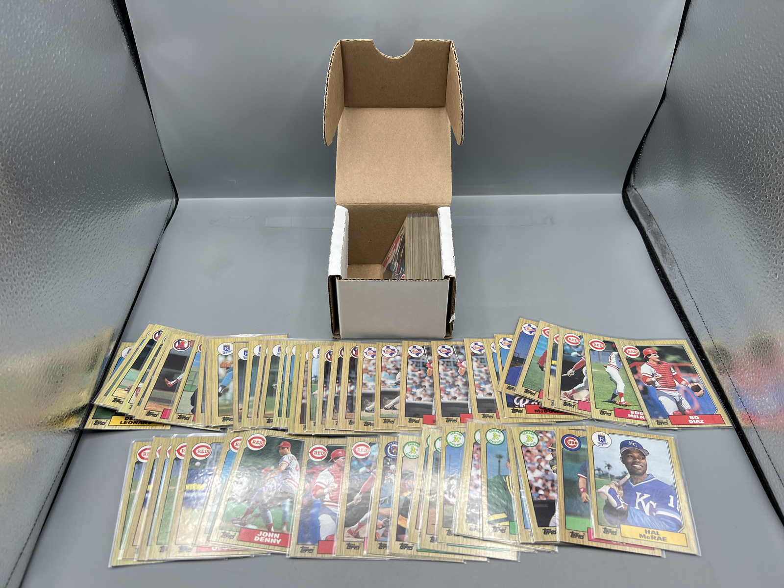 (100+) 1987 Topps Baseball Factory Miscut/Wrong Backs Cards
