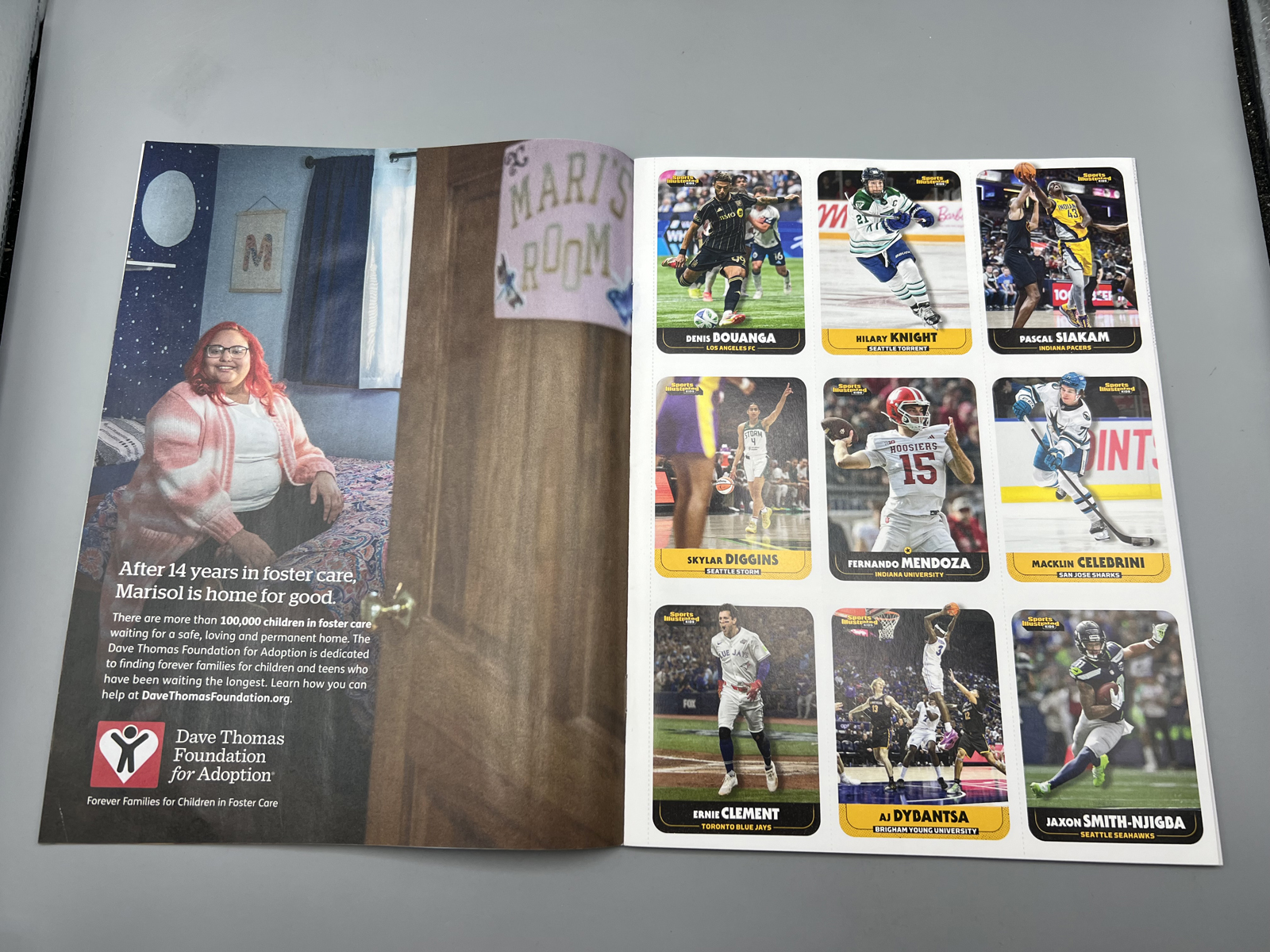 March/April 2026 Sports Illustrated For Kids Magazine W/ Fernando Mendoza RC - Address Cut Off Front