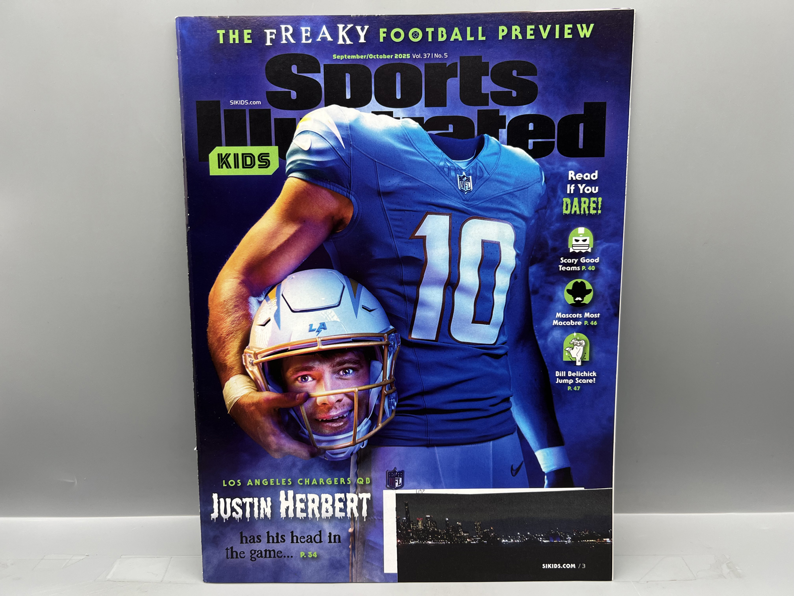 September/October 2025 Sports Illustrated For Kids Magazine W/ Jeremiah Smith RC - Address Cut Off Front