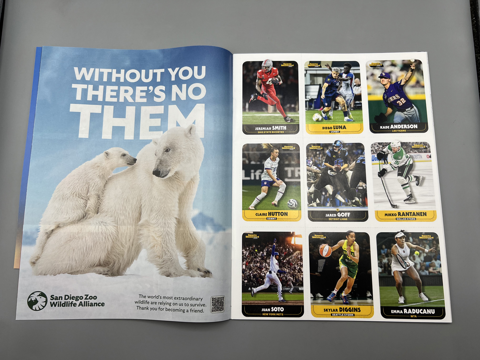 September/October 2025 Sports Illustrated For Kids Magazine W/ Jeremiah Smith RC - Address Cut Off Front