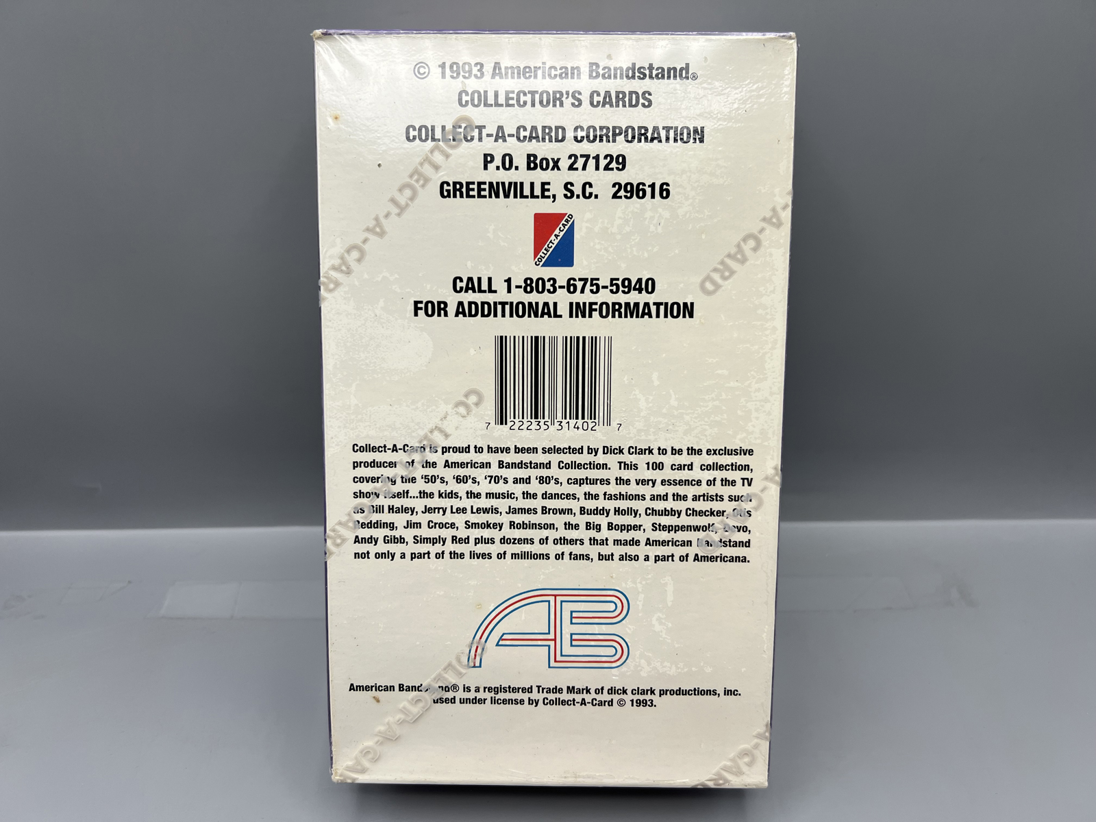 1993 Collect-A-Card American Bandstand Factory Sealed Wax Box