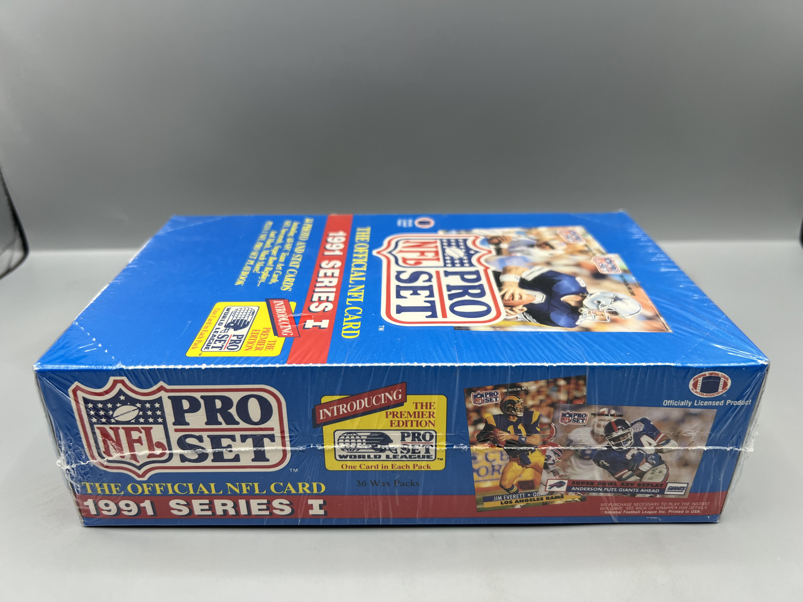 1991 Pro Set Series One Football Factory Sealed Wax Box