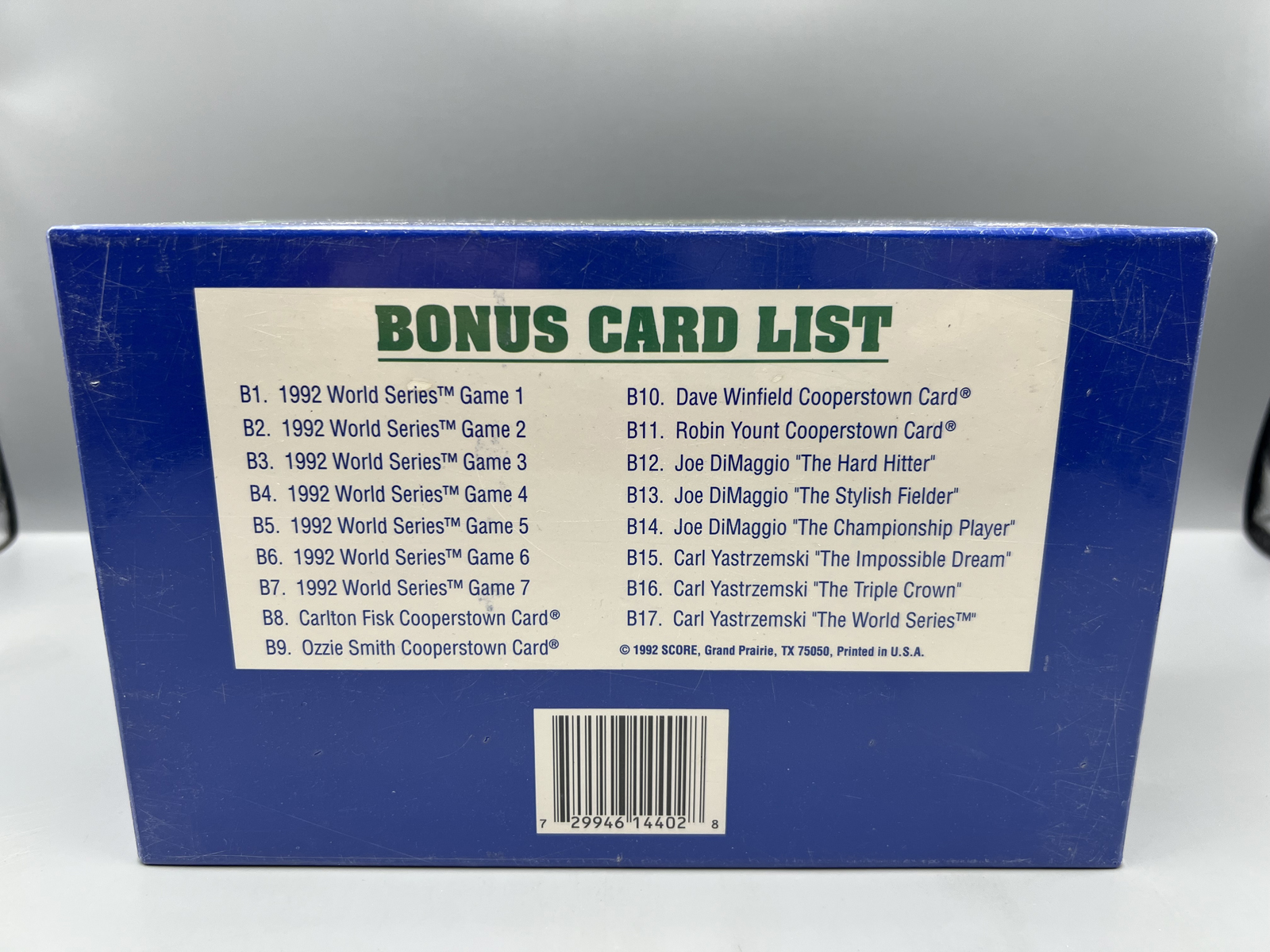 1992 Score Baseball Factory Sealed Set