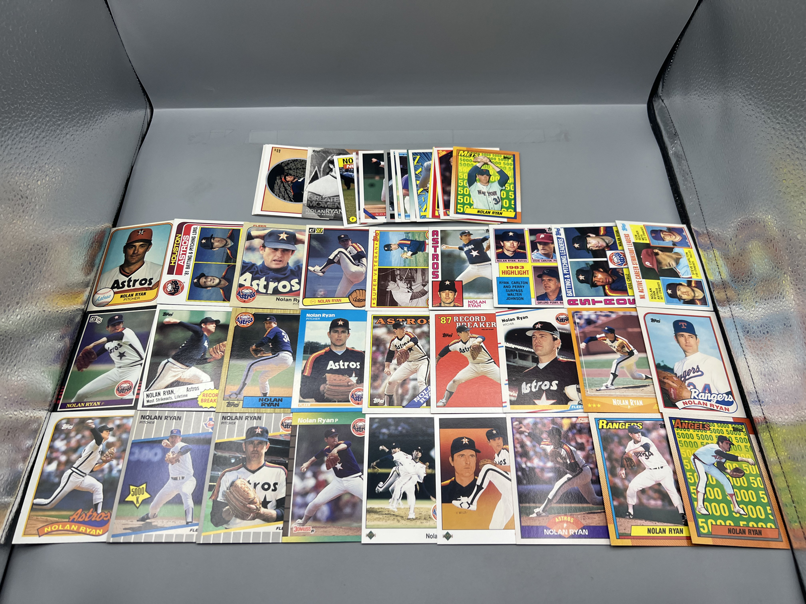 (50) Nolan Ryan Baseball Cards - Varying Conditions