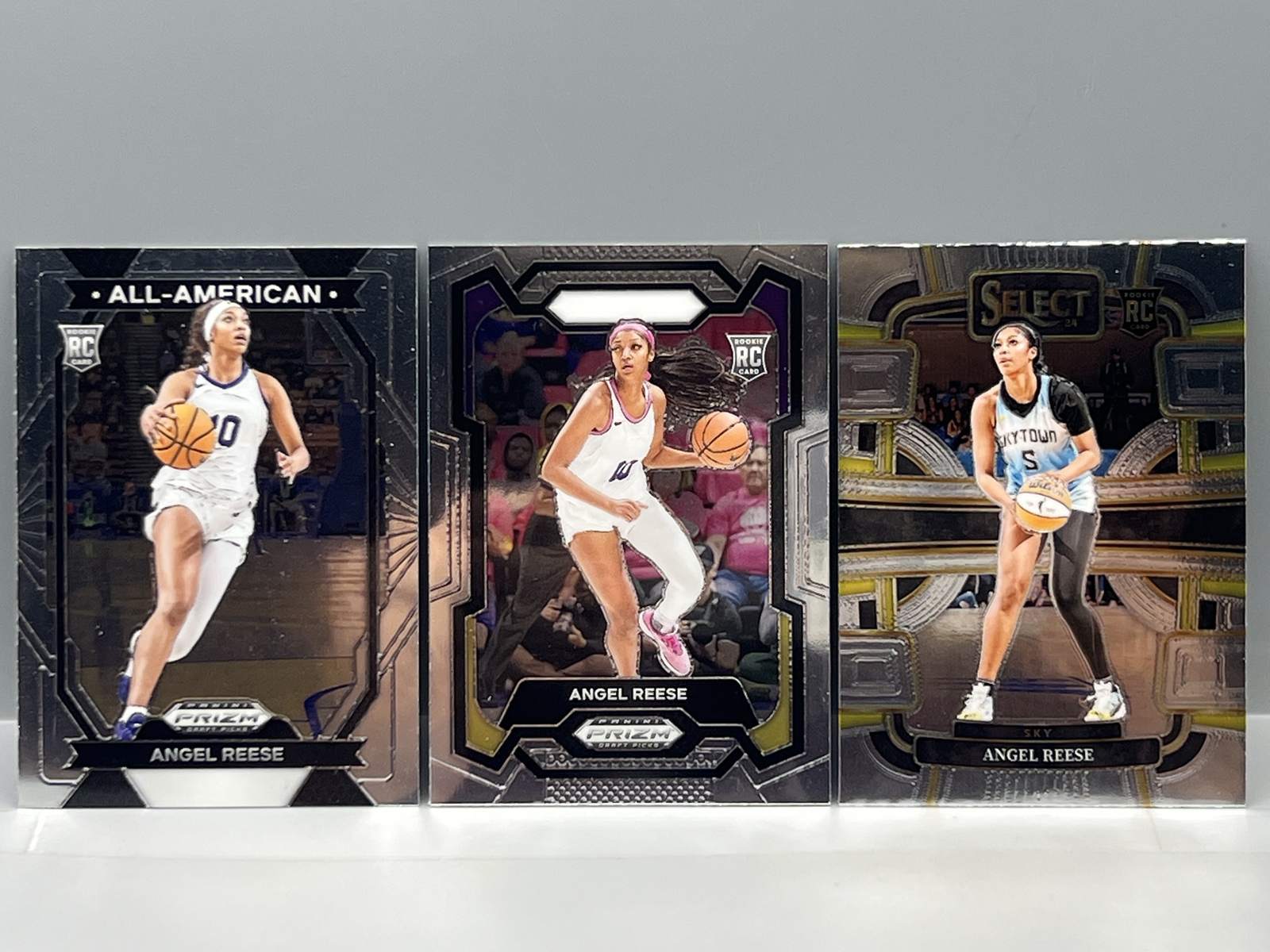 (3) Angel Reese Basketball Rookie Cards