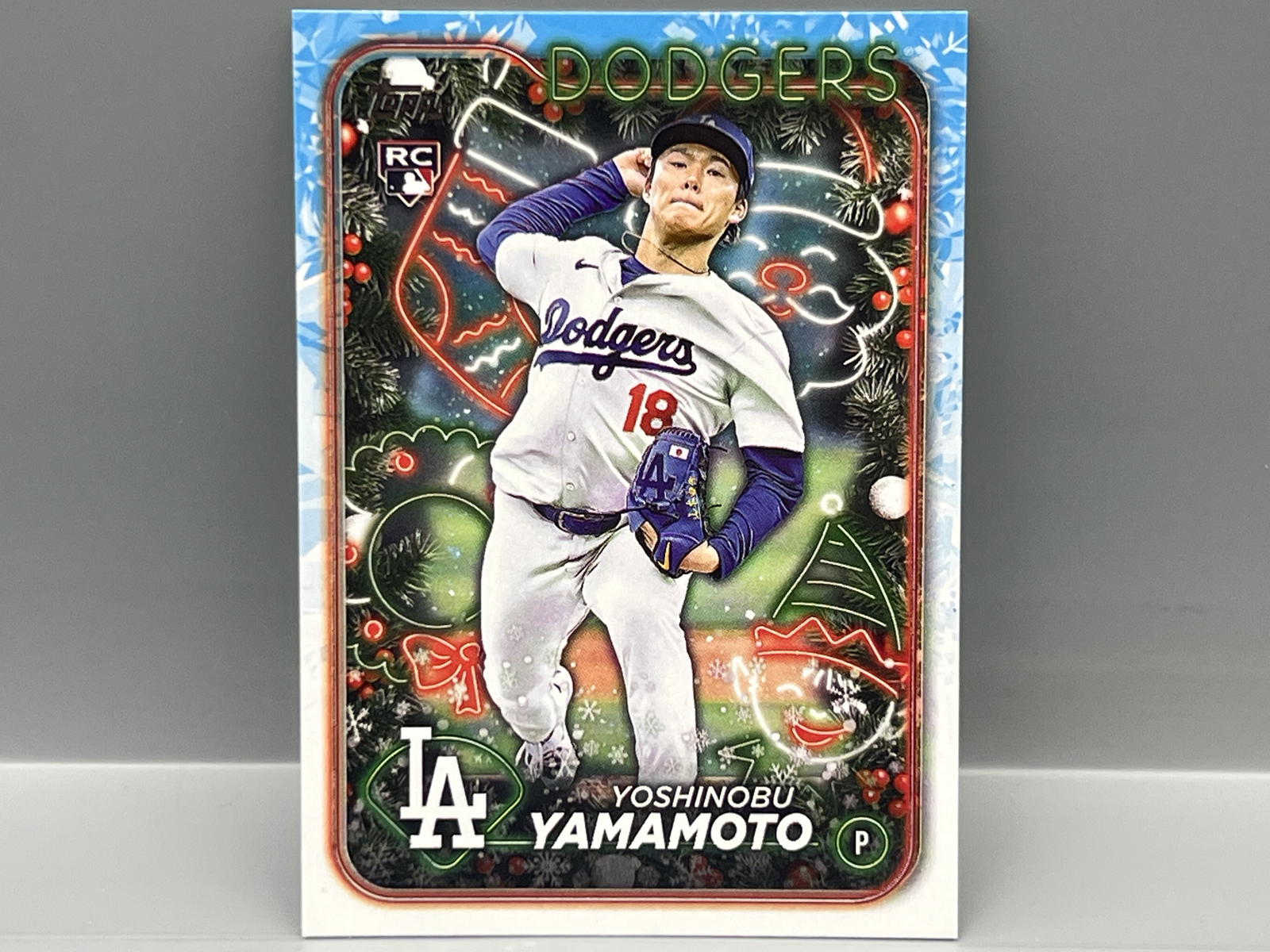 2024 Topps Holiday Yoshinobu Yamamoto RC #H88