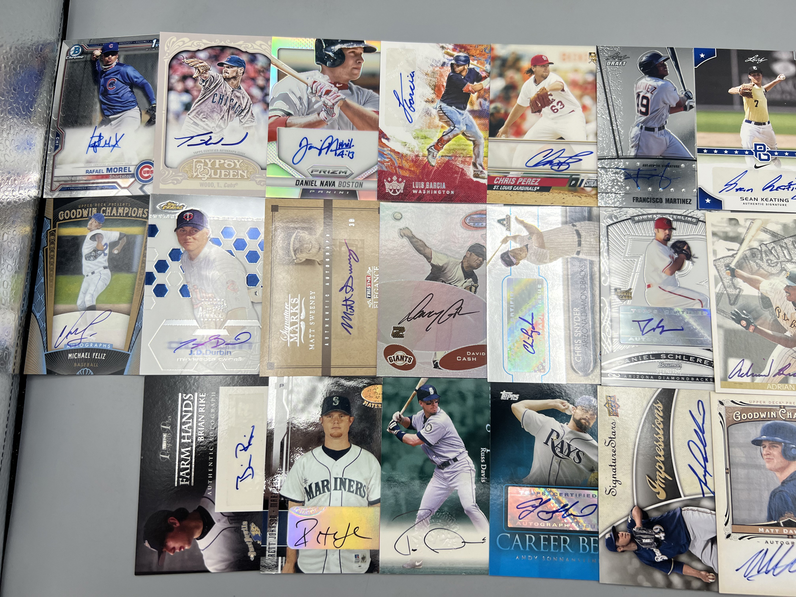 (25) Assorted Baseball Auto Cards