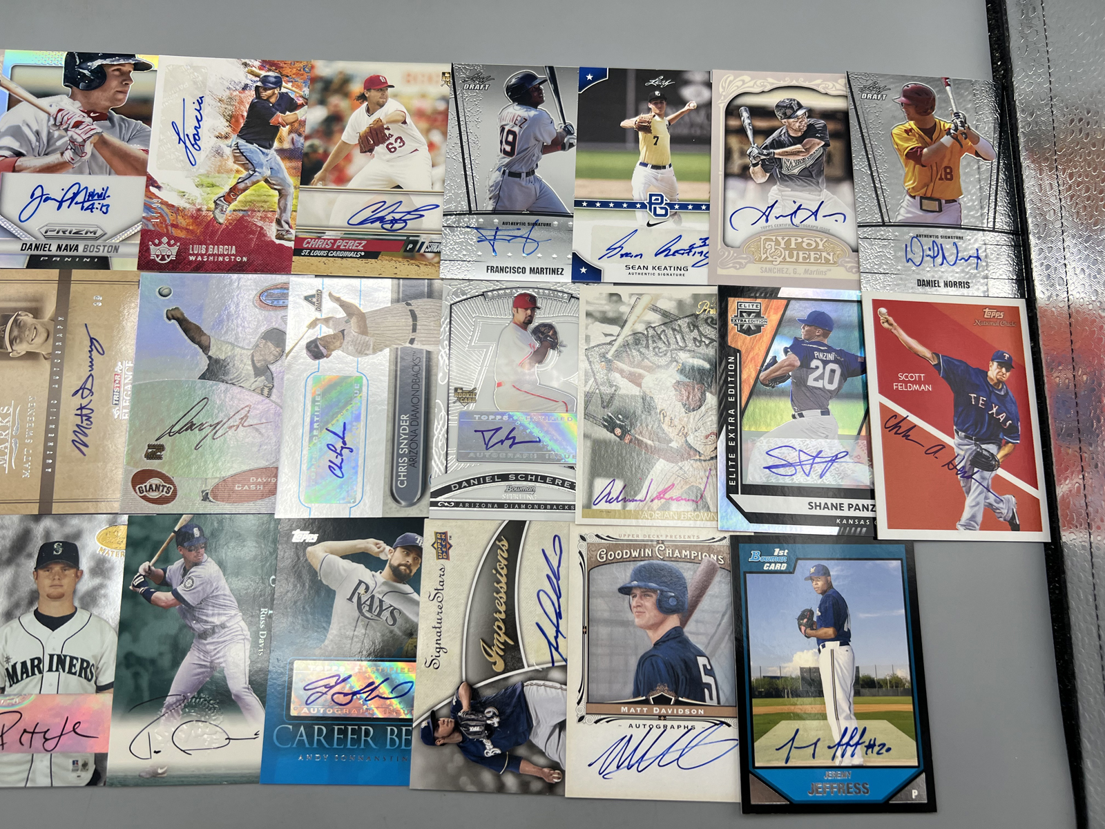 (25) Assorted Baseball Auto Cards