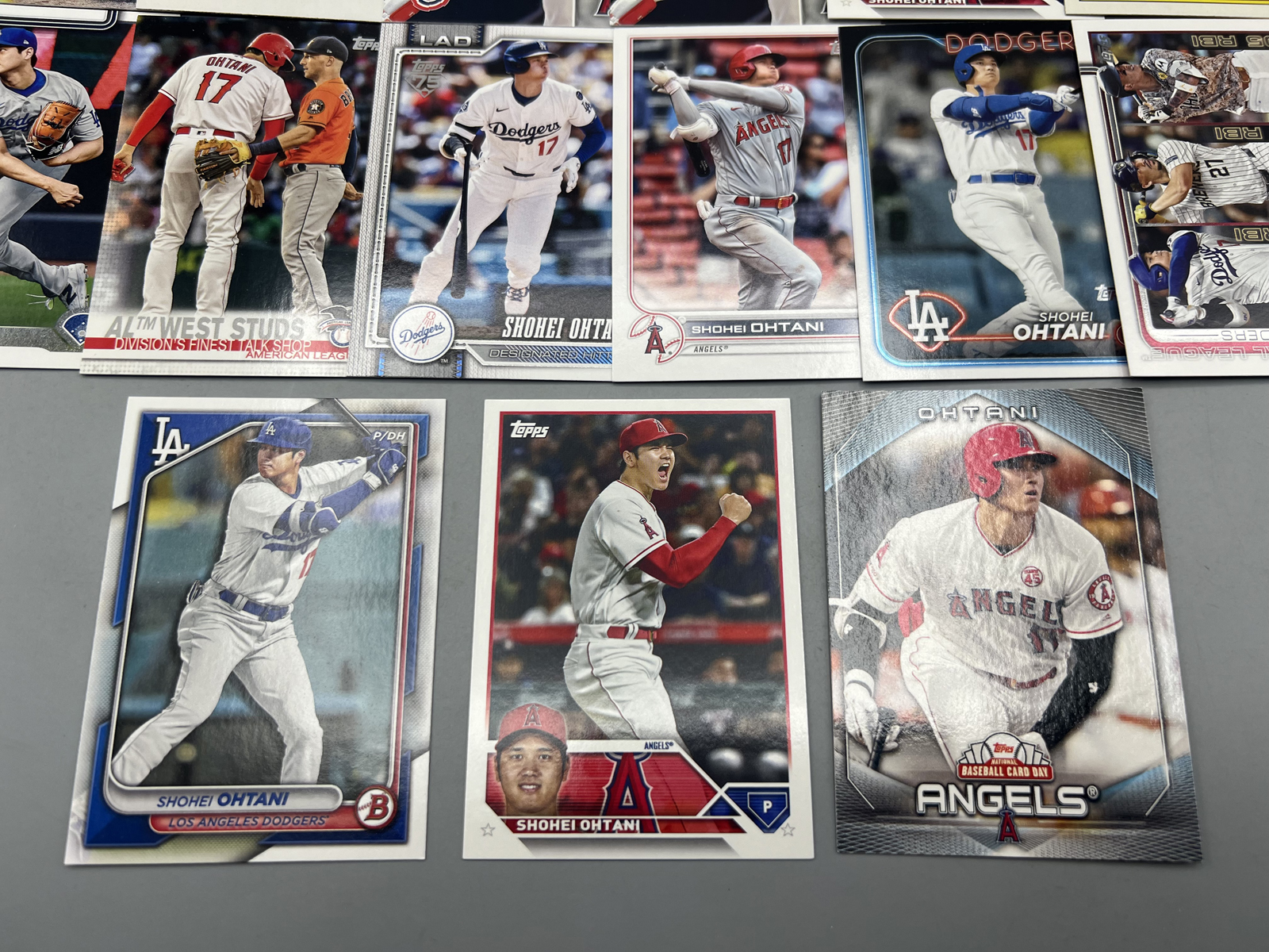 (15) Shohei Ohtani Baseball Cards