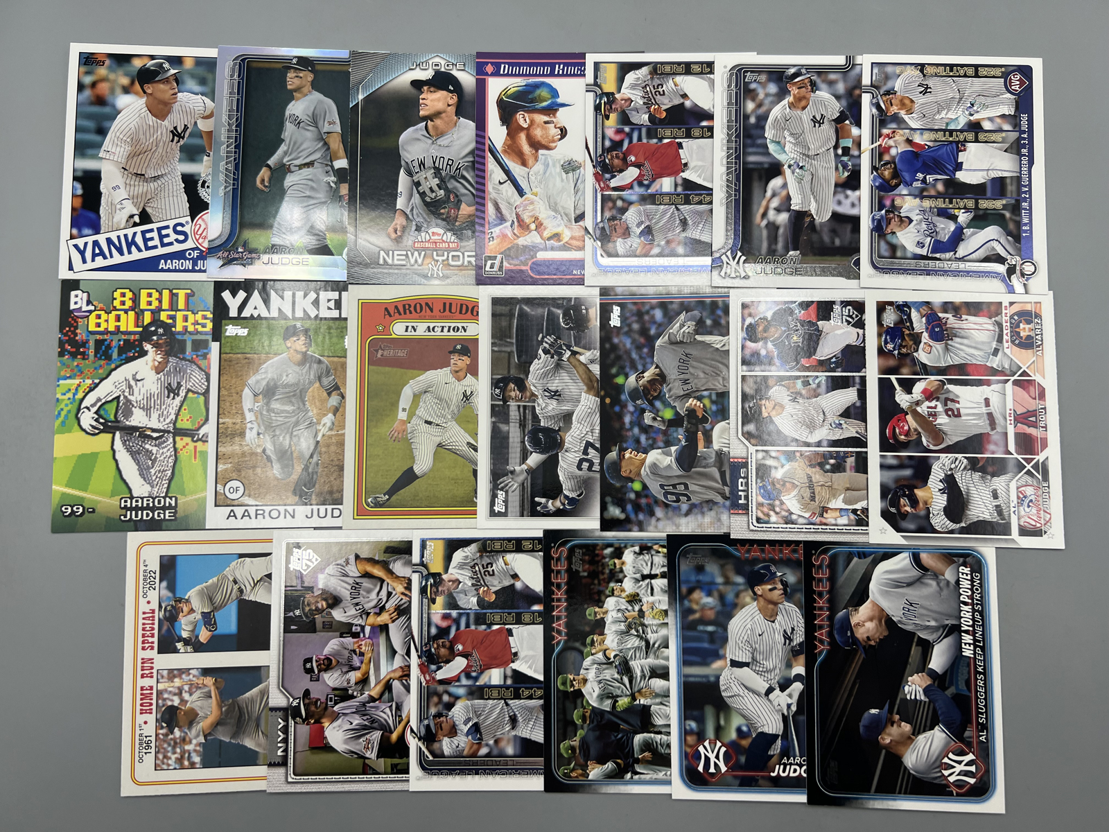 (20) Aaron Judge Baseball Cards