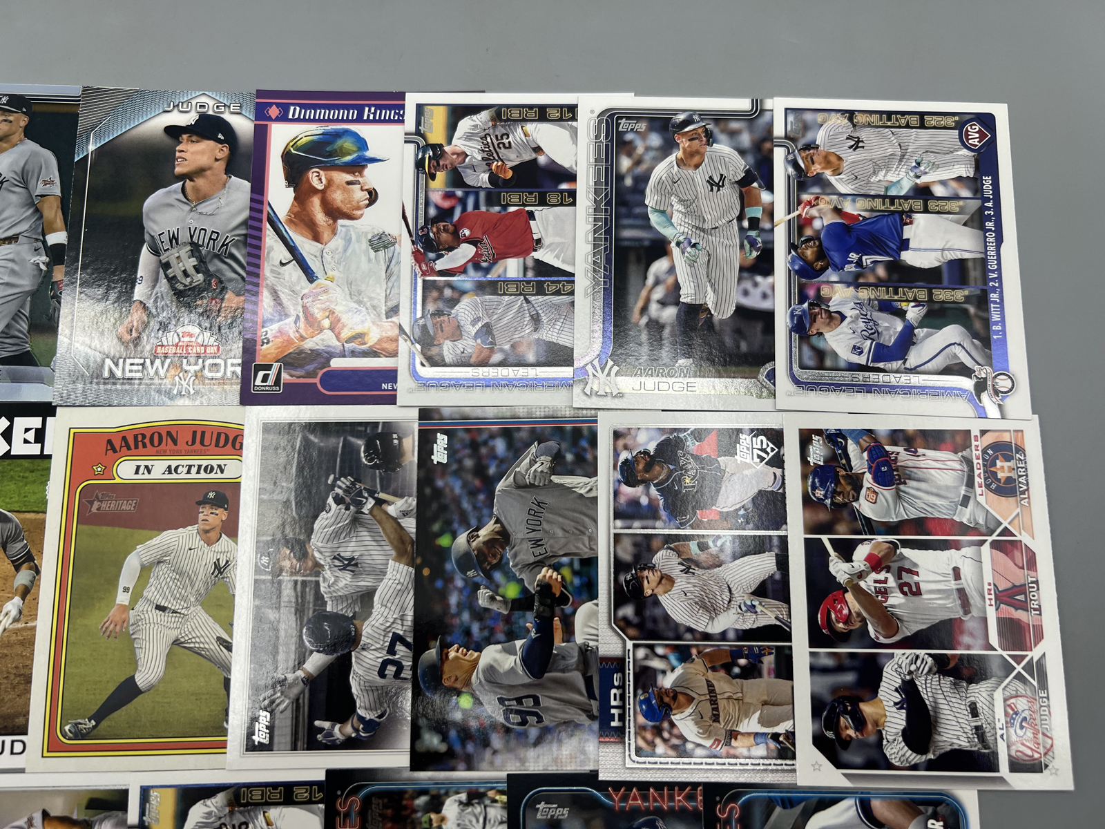 (20) Aaron Judge Baseball Cards