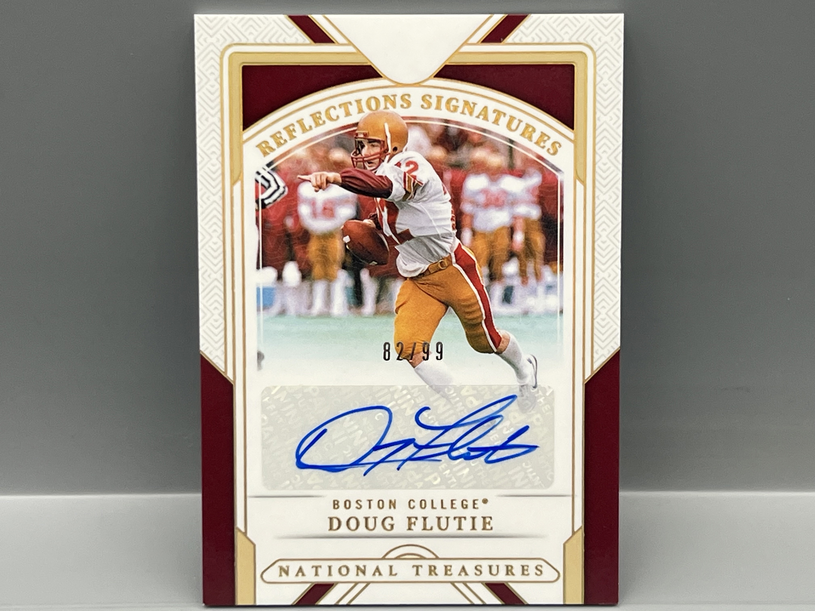 2025 Panini National Treasures Collegiate Doug Flutie Reflections Signatures Auto #/99