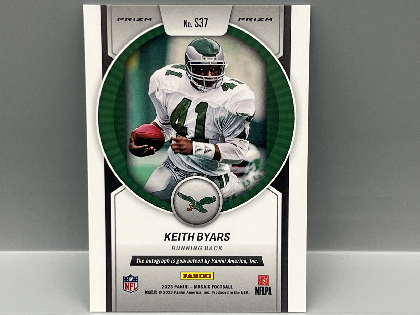 2023 Panini Mosaic Keith Byars Scripts Auto #S37