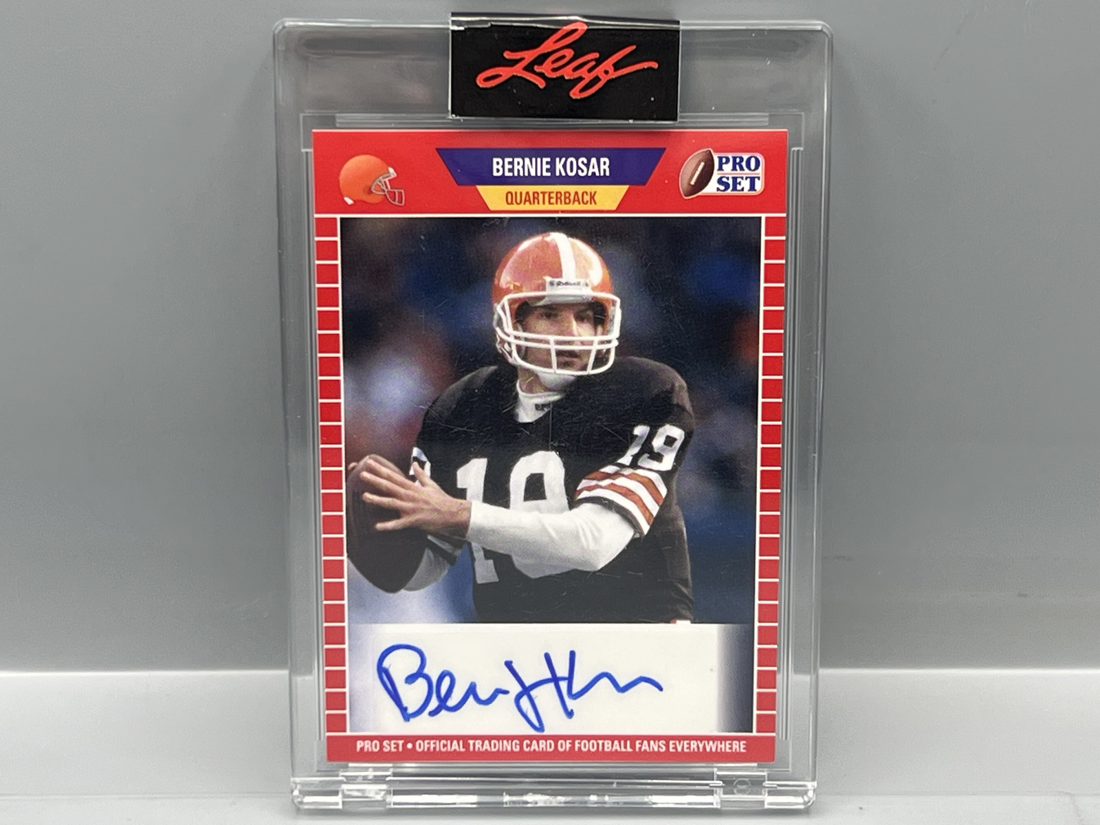 2021 Leaf Pro Set Bernie Kosar Auto #PSA-BK1 - Sealed In Mag From Leaf