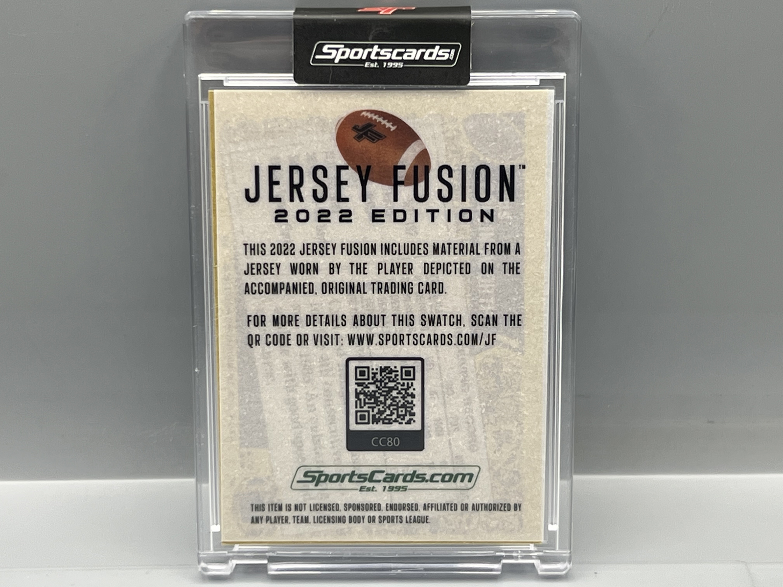 2022 Jersey Fusion 1986 Topps Cris Collinsworth Game Used Patch - Sealed In Mag From Jersey Fusion