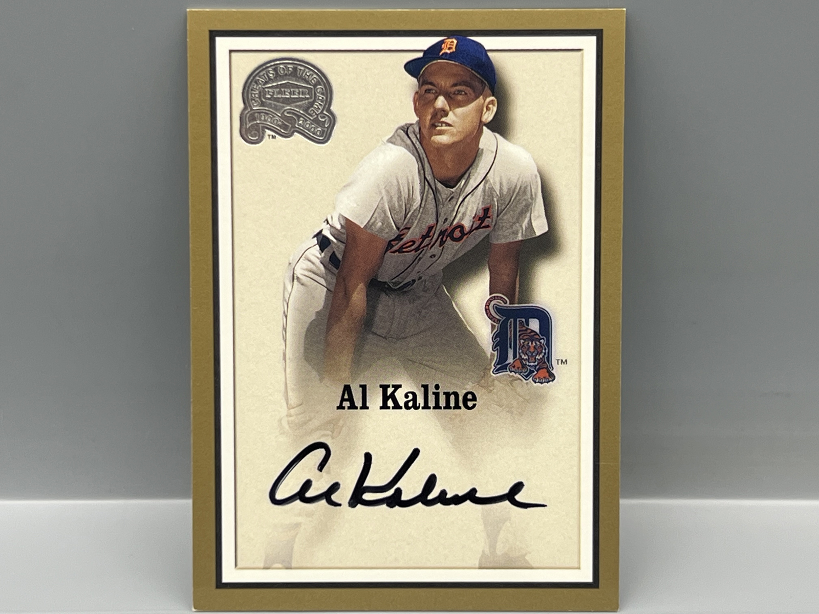 2000 Fleer Greats of The Game Al Kaline On Card Auto