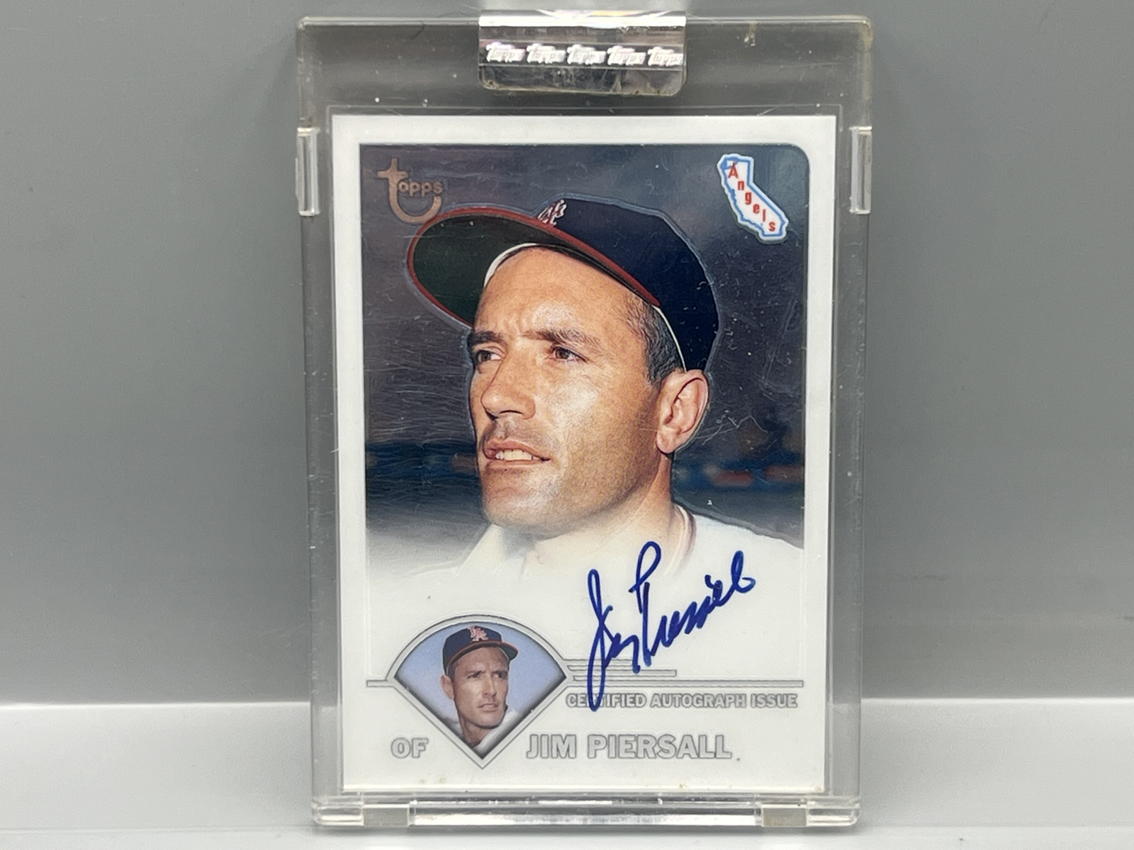 2003 Topps Jim Piersall On Card Auto - Sealed In Mag From Topps