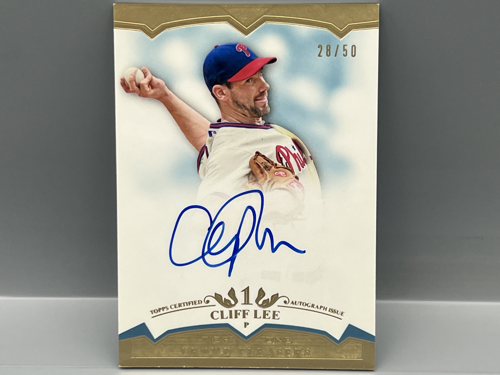 2011 Topps Tier One Cliff Lee On Card Auto #/50