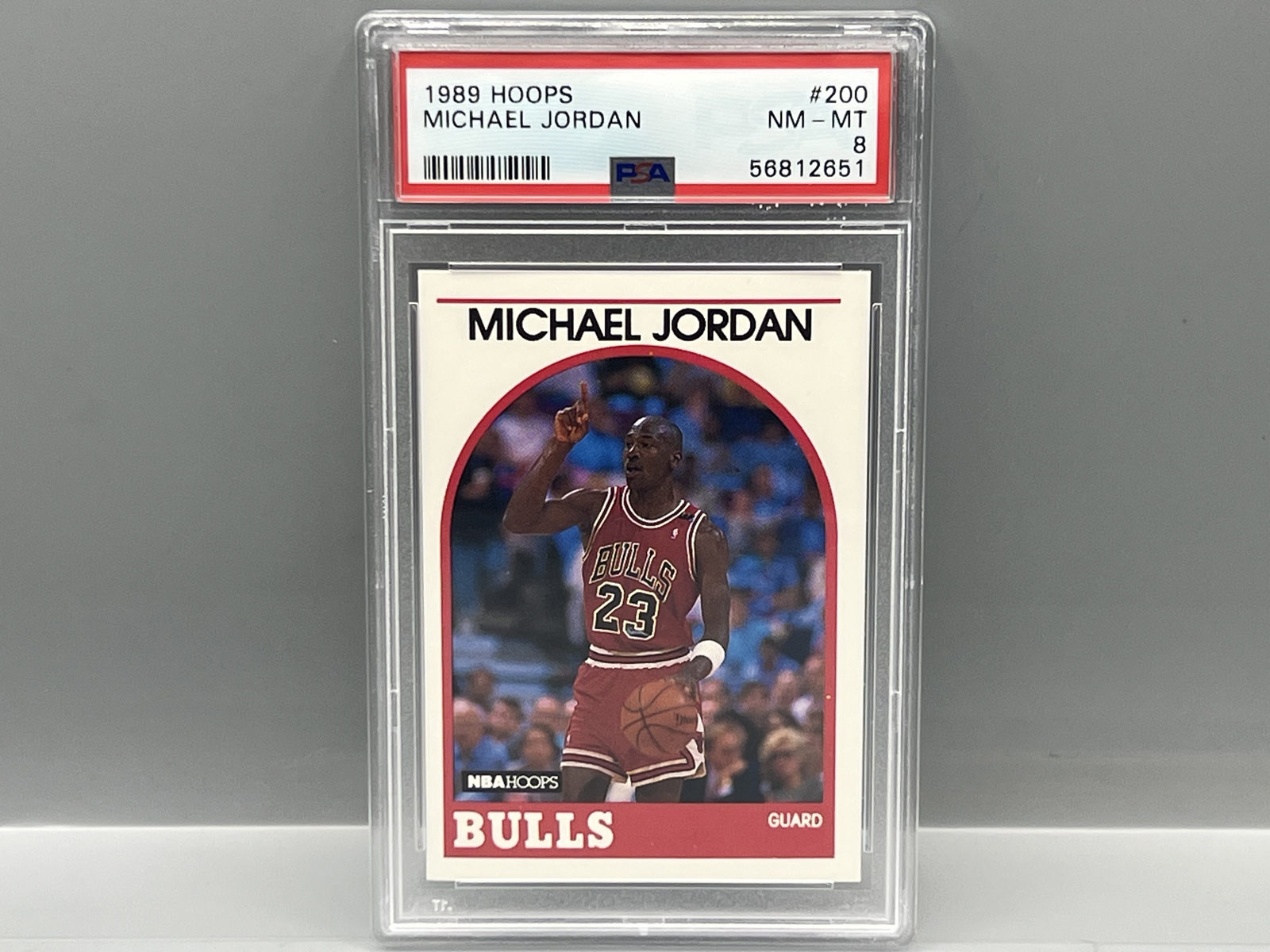 1989 Hoops Michael Jordan #200 PSA NM-MT 8