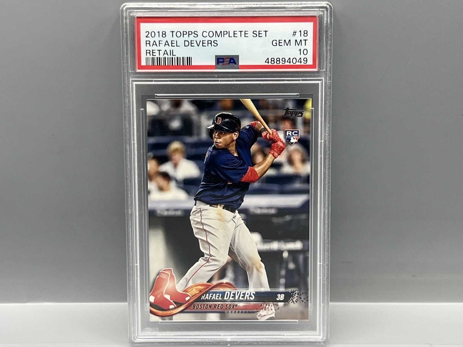 2018 Topps Complete Set Rafael Devers Retail RC #18 PSA Gem Mint 10