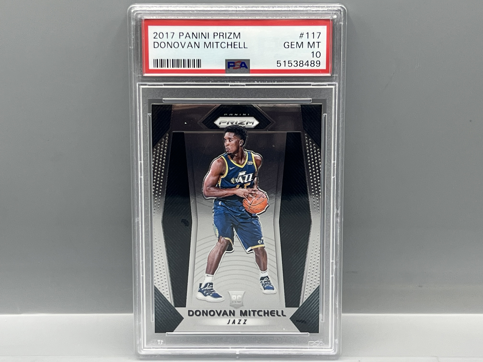 2017 Panini Prizm Donovan Mitchell RC #117 PSA Gem Mint 10