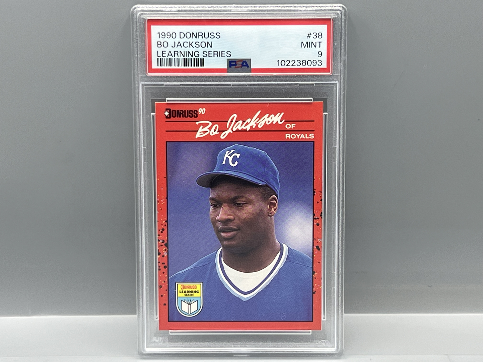 1990 Donruss Learning Series Bo Jackson #38 PSA Mint 9
