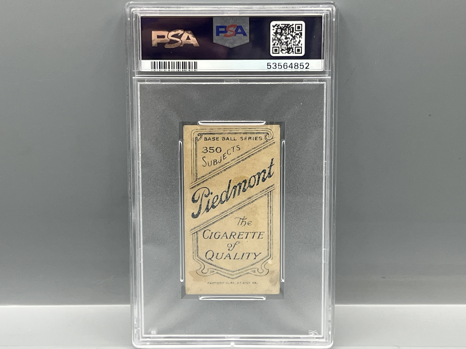 1909-11 T206 George Perring Piedmont Back PSA Good 2