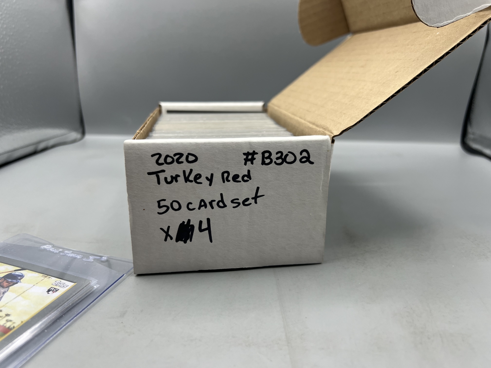 (4) 2020 Topps Turkey Red Baseball Complete 50 Card Sets W/ Yordan Alvarez RC, Luis Robert RC, Gavin Lux RC, & Bo Bichette RC - 4 Total Sets