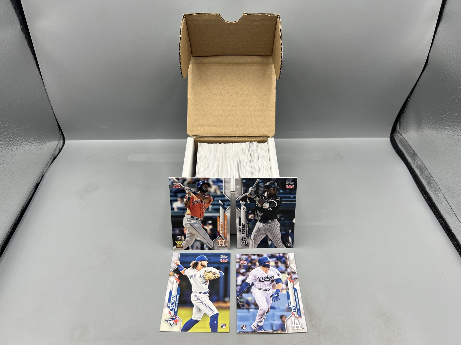 2020 Topps UK Edition Baseball Complete 200 Card Set W/ Yordan Alvarez RC, Luis Robert RC, Gavin Lux RC, & Bo Bichette RC