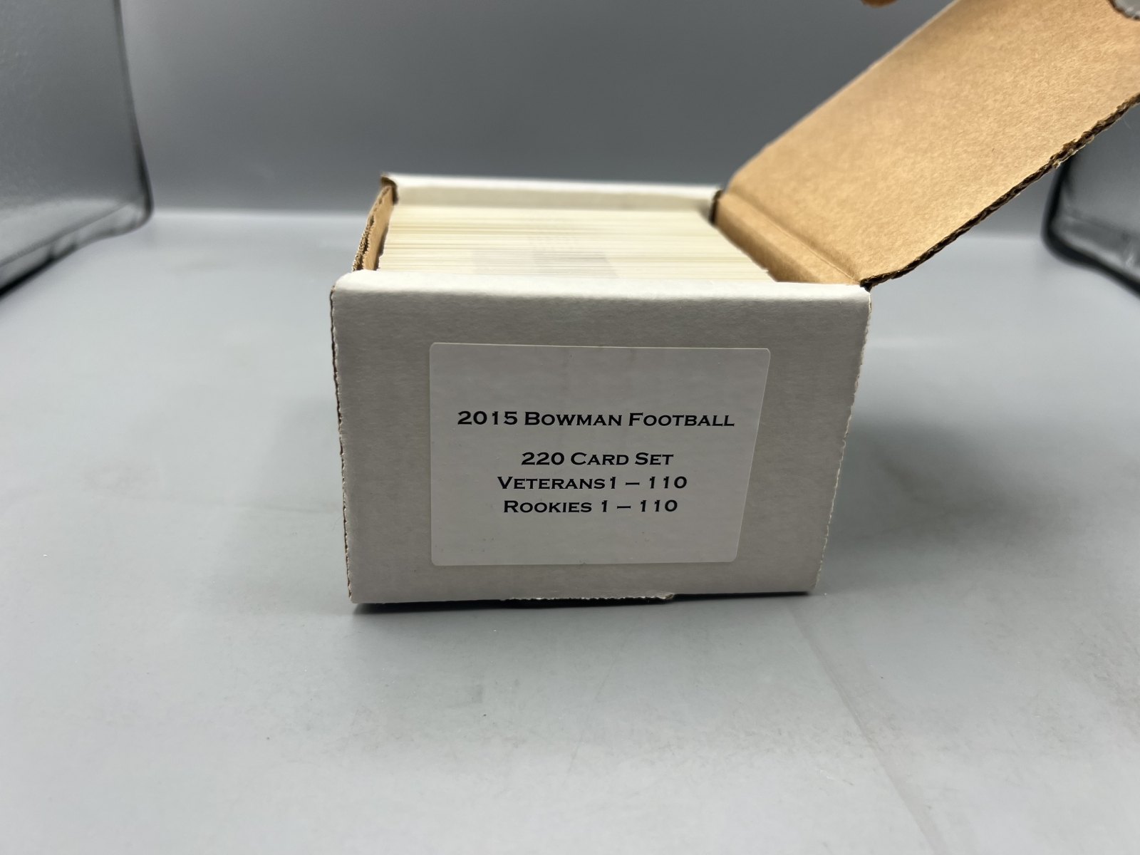 2015 Bowman Football Complete 220 Card Set W/ Jameis Winston RC, Marcus Mariota RC, Stefon Diggs RC, & Amari Cooper RC