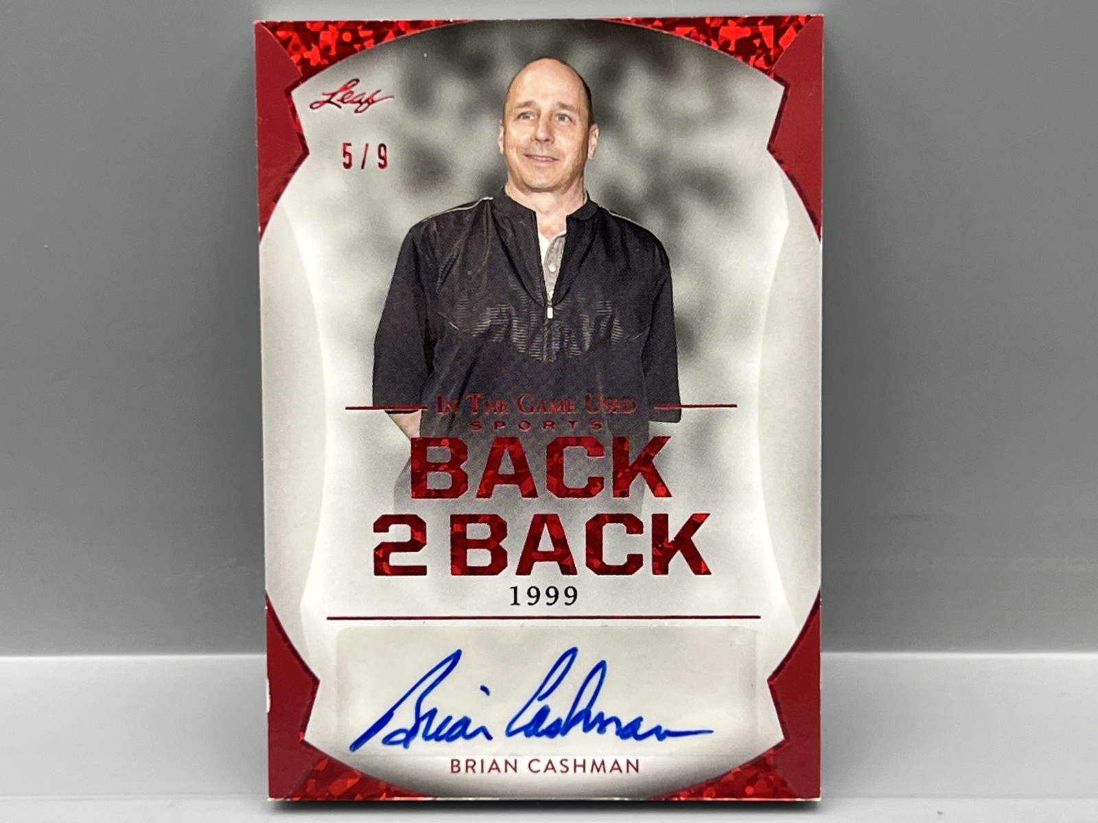 2022 Leaf In The Game Brian Cashman/Joe Torre Dual Back 2 Back Red Auto #/9