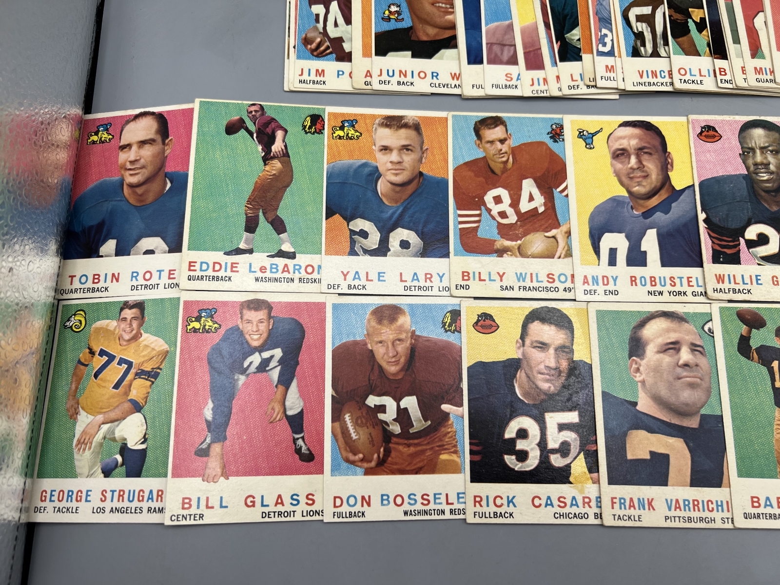 (45+) 1959 Topps Football Cards W/ Stars - Varying Conditions