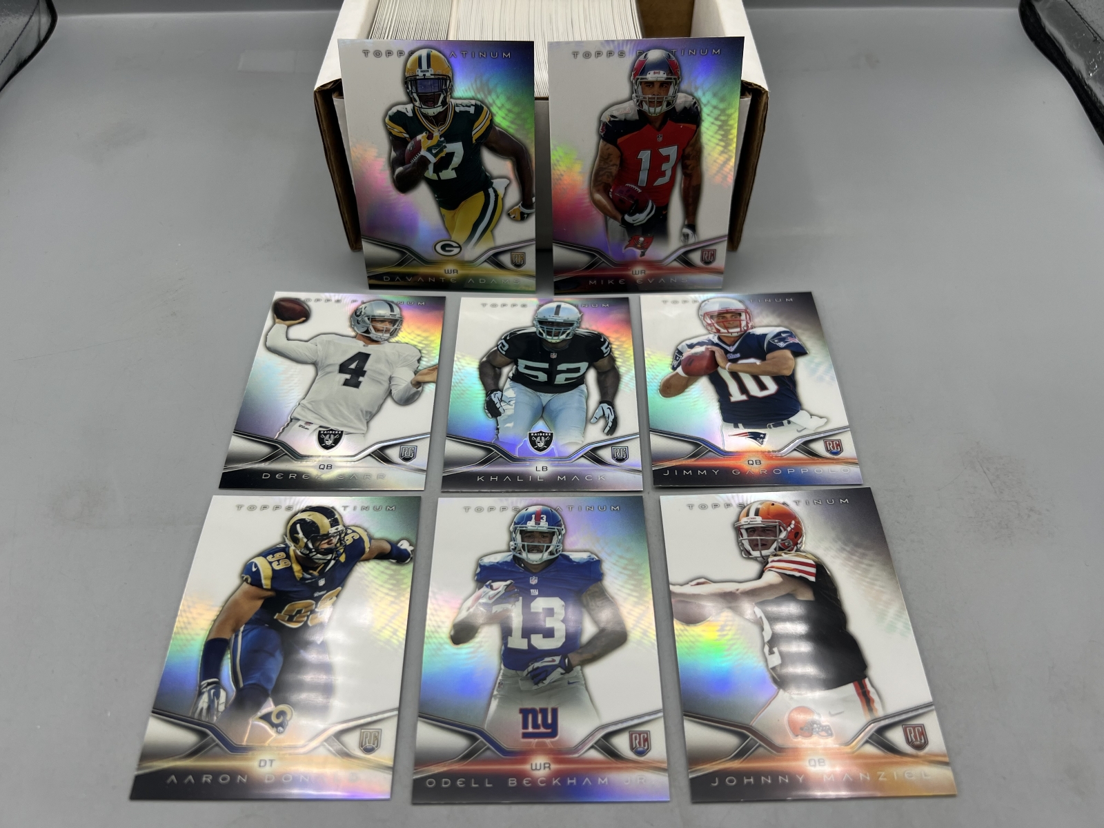 2014 Topps Platinum Football Complete 150 Card Set W/ Aaron Donald RC, Mike Evans RC, Odell Beckham Jr. RC, & Many More Star RCs