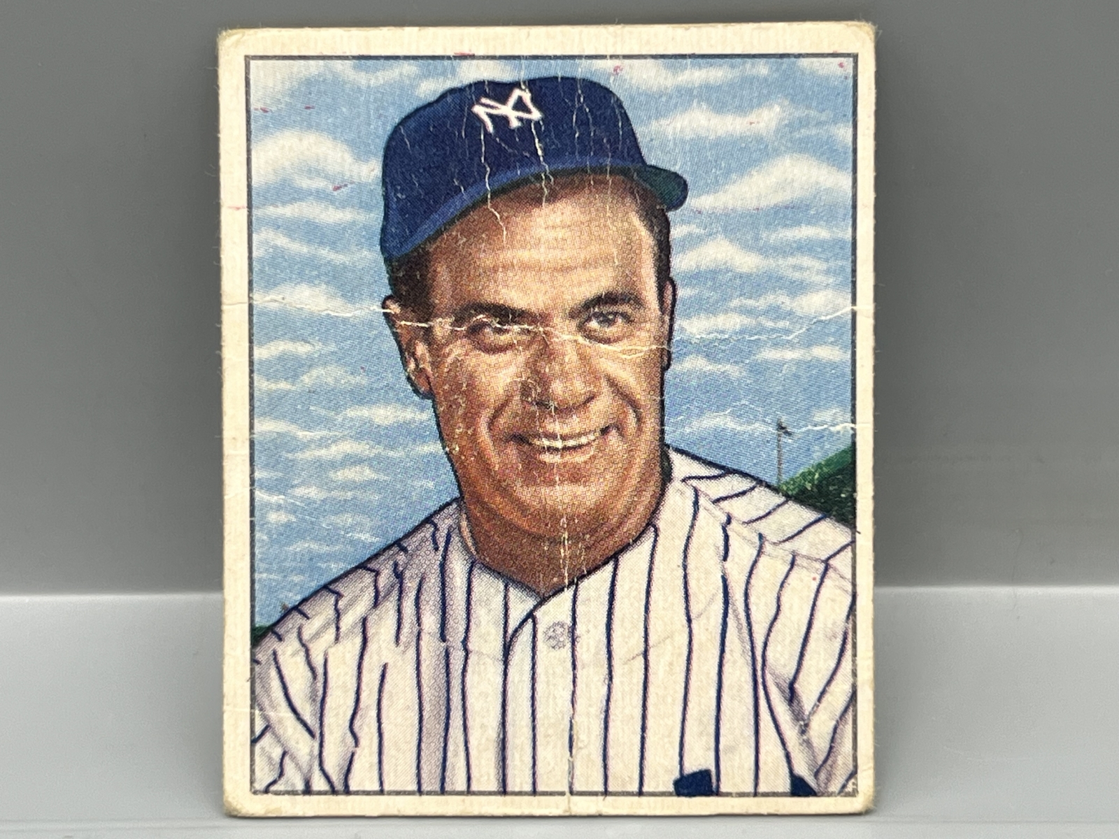 1950 Bowman Hank Bauer RC #219