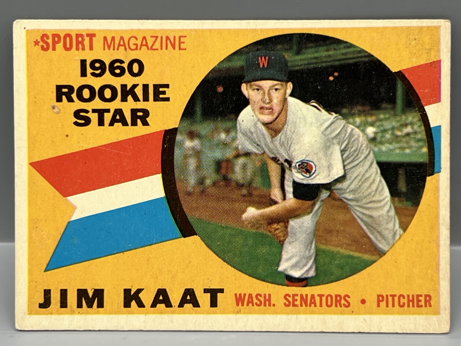 1960 Topps Jim Kaat RC #136 - HOF