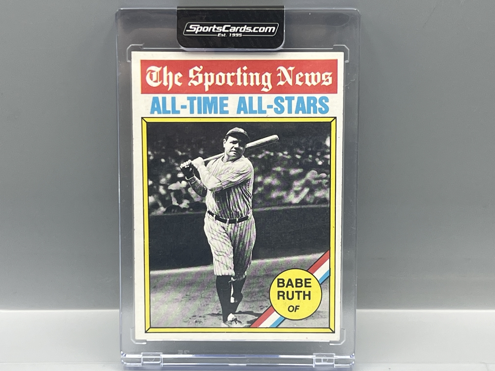 1976 Topps Sporting News Babe Ruth All Time All Star #345 - Sealed In Mag