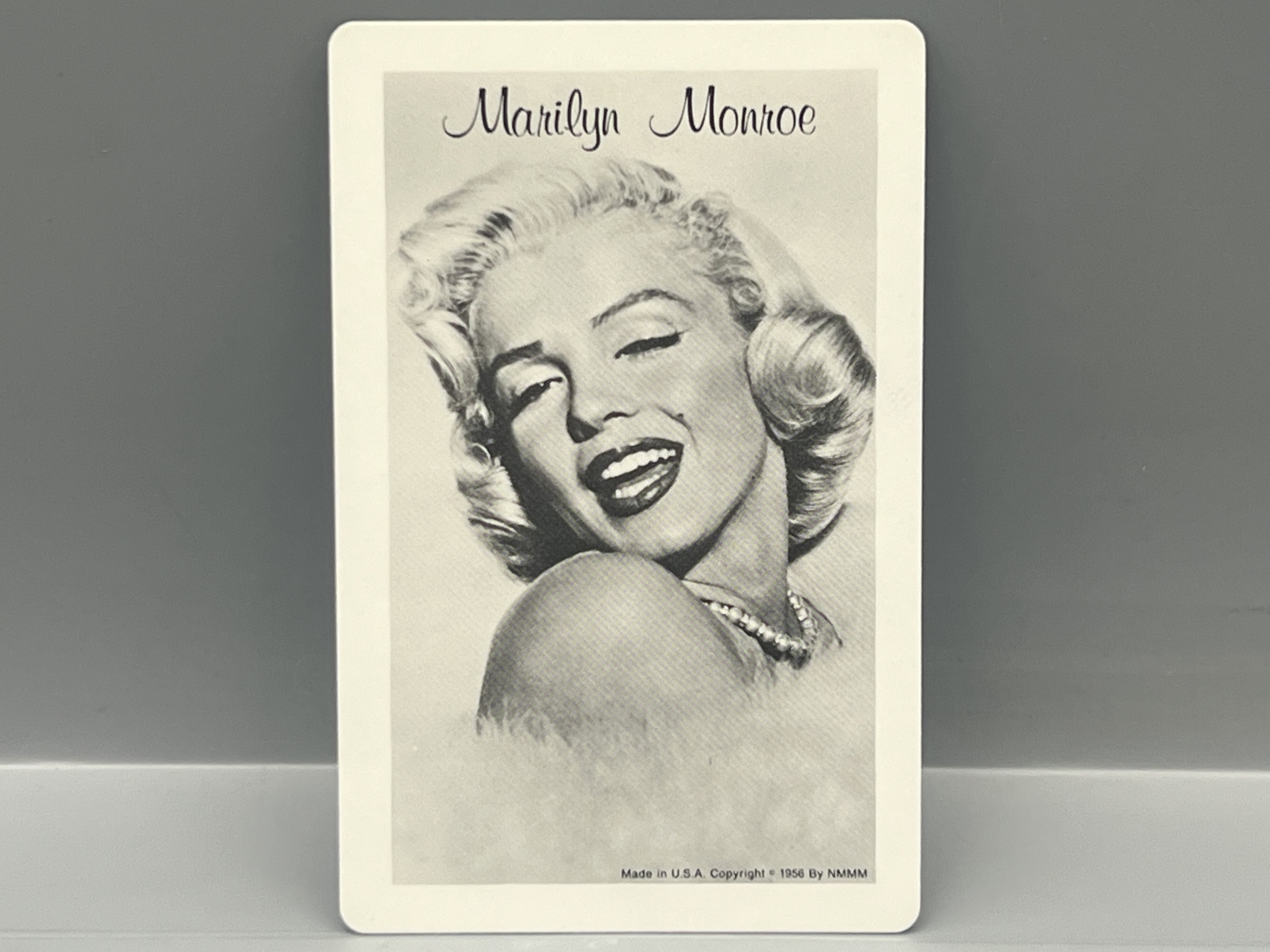 1956 NMMM Marilyn Monroe 4 of Clubs Playing Card