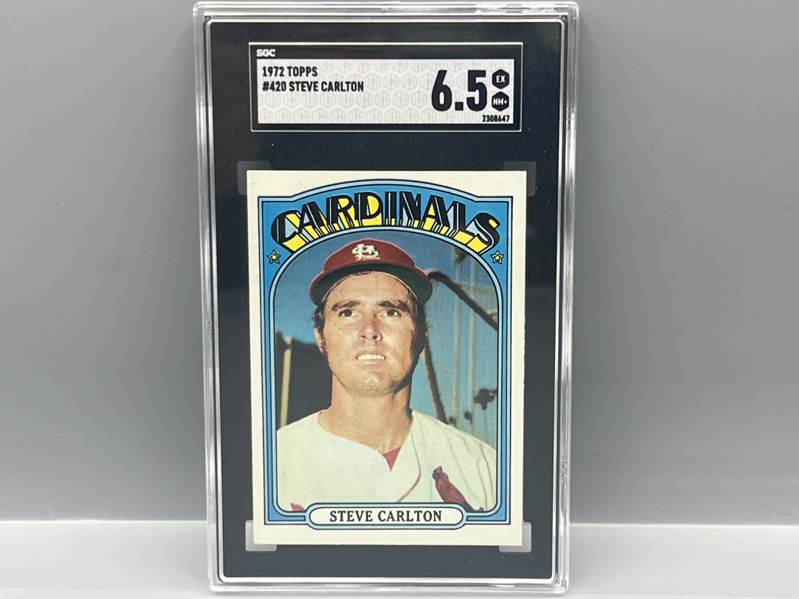 1972 Topps Steve Carlton #420 SGC EX-NM+ 6.5