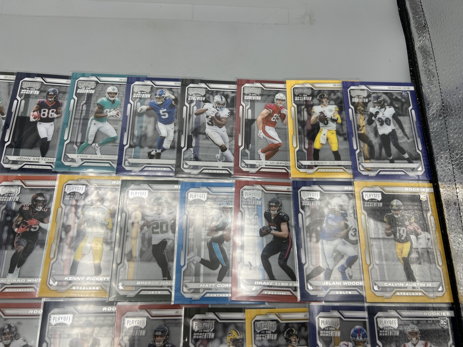 (40) 2022 Panini Playoff Momentum Football Rookies - Garrett Wilson, Drake London, Chris Olave, Tariq Woolen