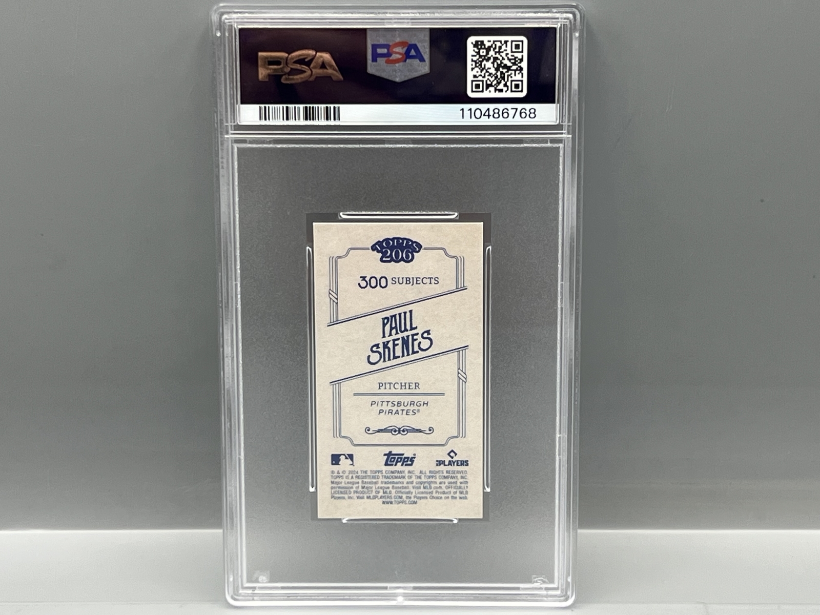 2024 Topps 206 Paul Skenes RC PSA Mint 9