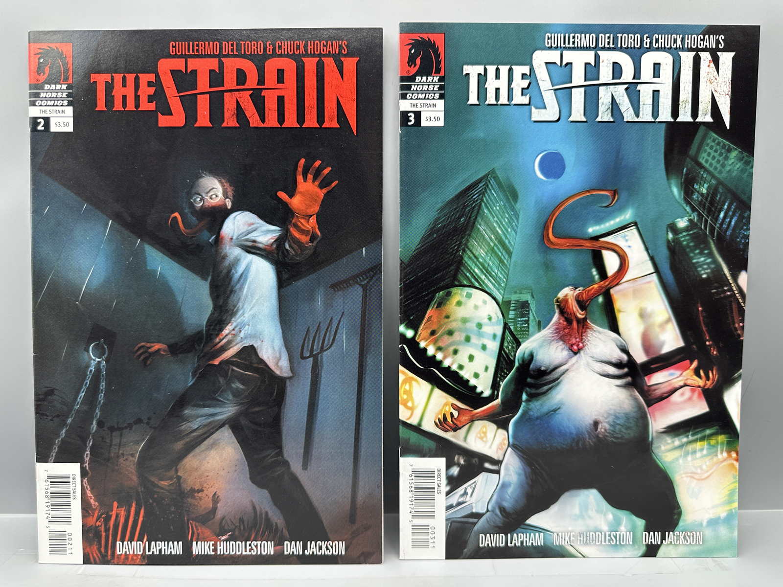 Dark Horse Comics The Strain #1, #2, #3, #4, #5 (2011-2012) - First appearance of characters in comics - Guillermo del Toro novel adaptation