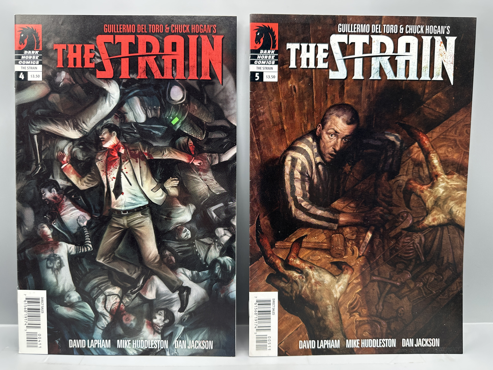 Dark Horse Comics The Strain #1, #2, #3, #4, #5 (2011-2012) - First appearance of characters in comics - Guillermo del Toro novel adaptation