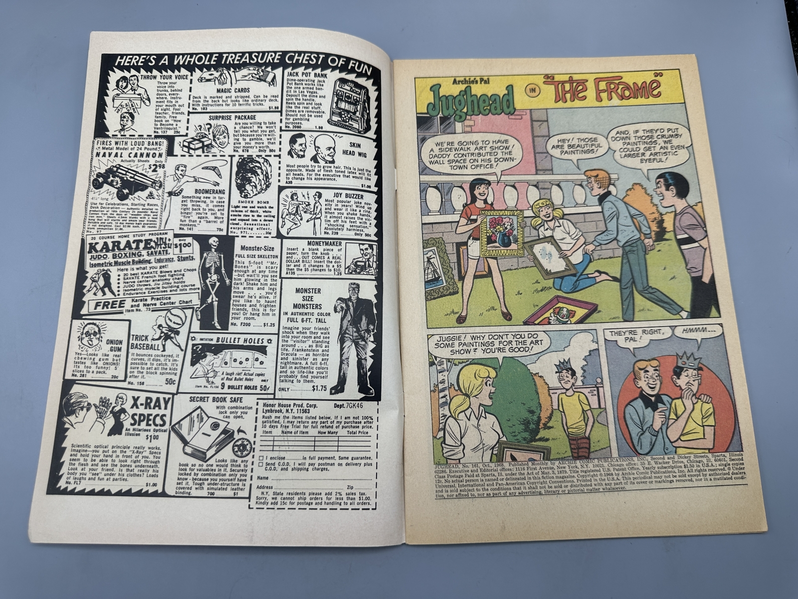 Archie Series Jughead #161 (1968) and #175 (1969) - featuring Harry Lucey artwork